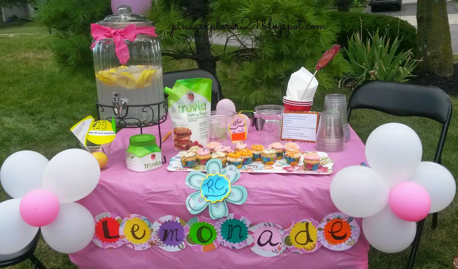 The Sweet Cuisinera Truvia Lemonade Stand with Crowdtap