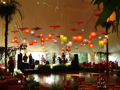 wedding dance floor decorations