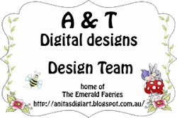 A & T Digital Designs Home of The Emerald Faerie Garden digi Stamps