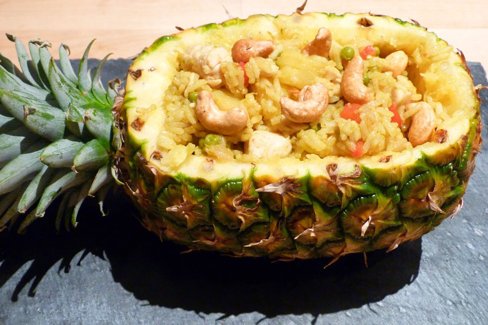annoncerlacouleur Riz Thaï à l 'ananas & au poulet