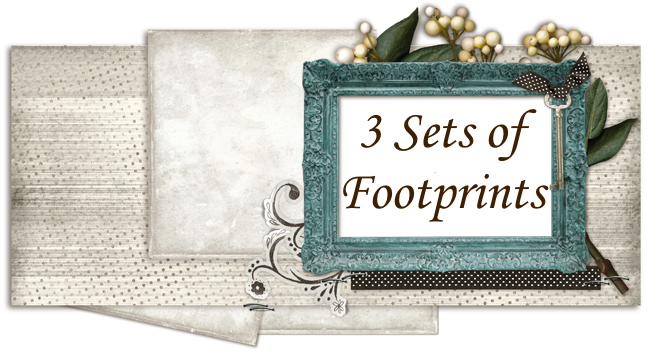 3 Sets of Footprints