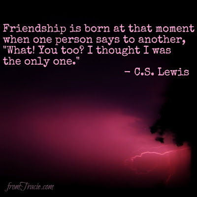 Friendship is born quote C S Lewis