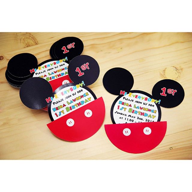 undangan ulang tahun mickey mouse dengan kantong miyoku undangan ulang tahun mickey mouse dengan kantong miyoku