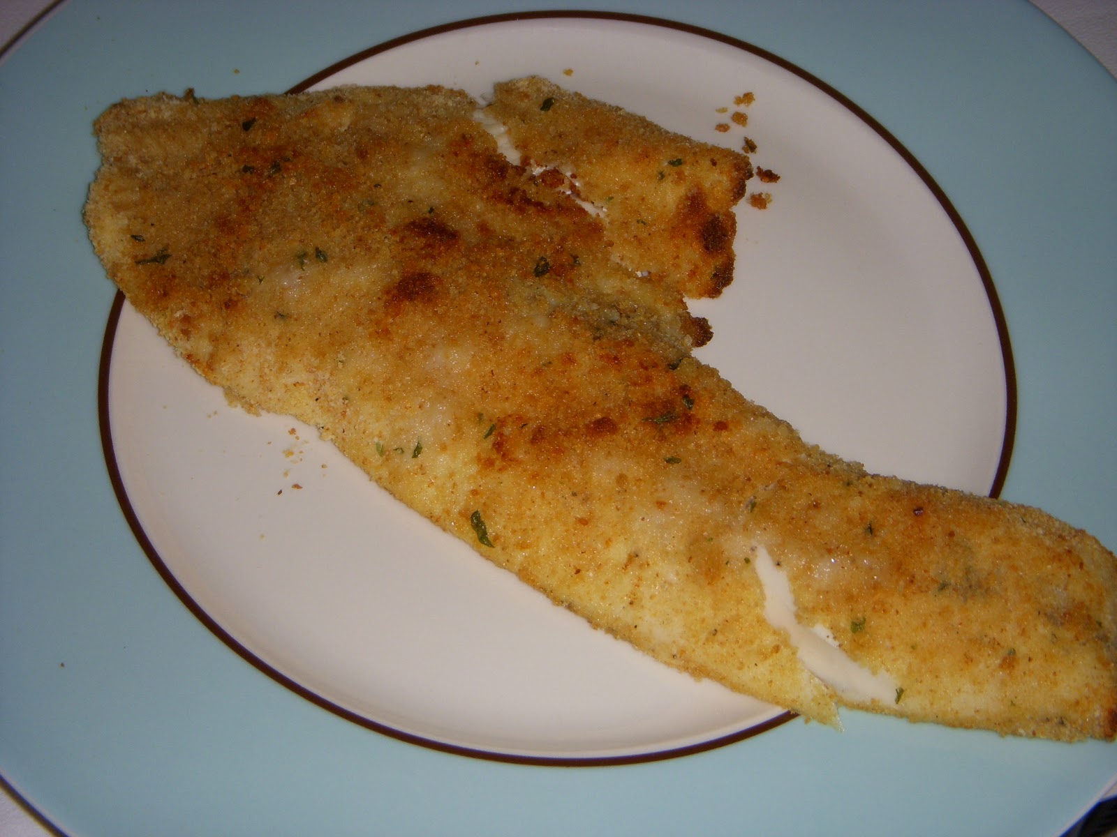 baked breaded haddock