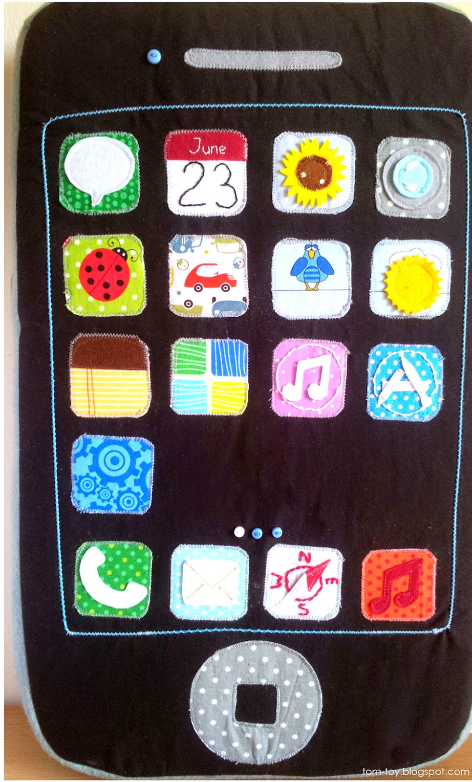 TomToy iPhone pillow