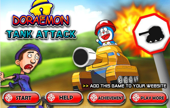 Play Doraemon tank attack Game