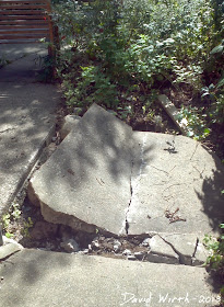 how to break a concrete sidewalk slab, sledgehammer