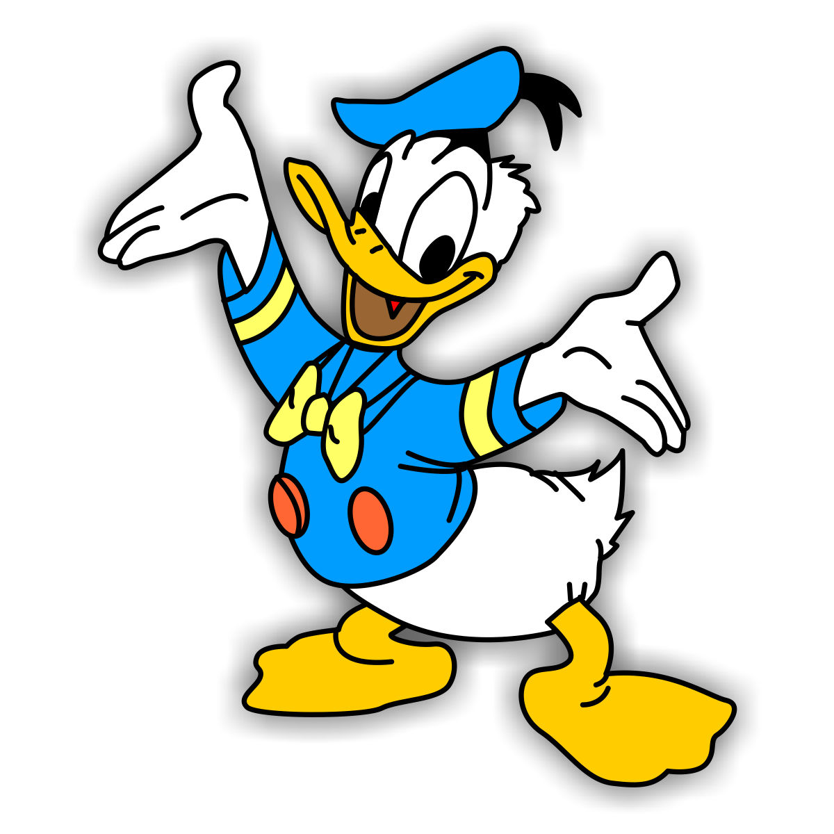 Cartoon Duck Wallpaper