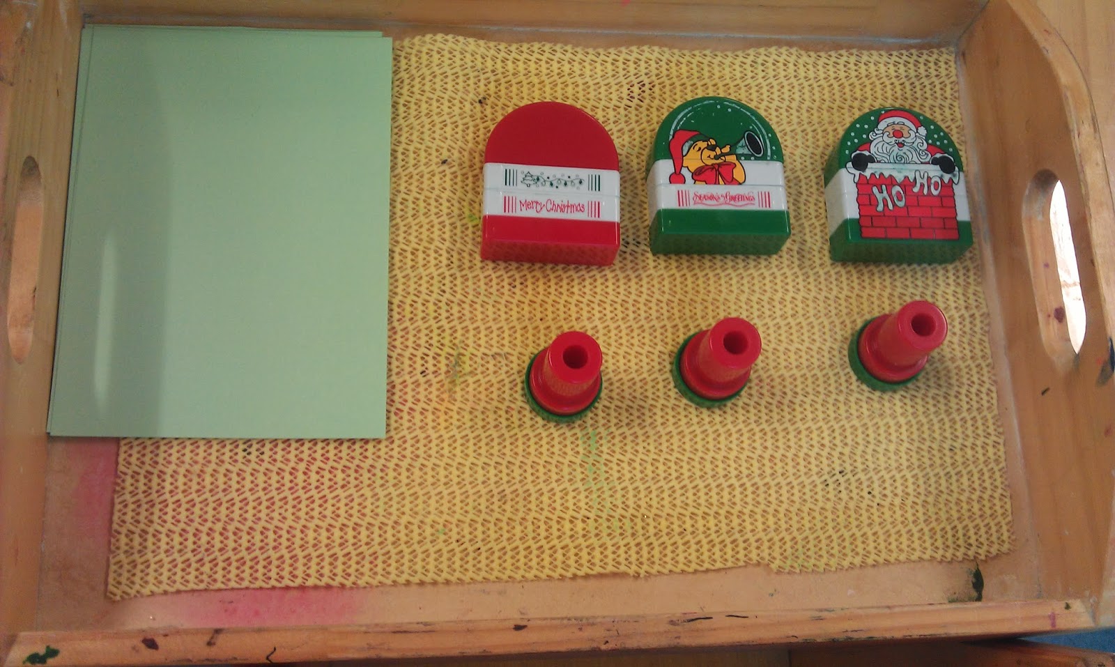 Montessori Christmas Shelves. Montessori Nature