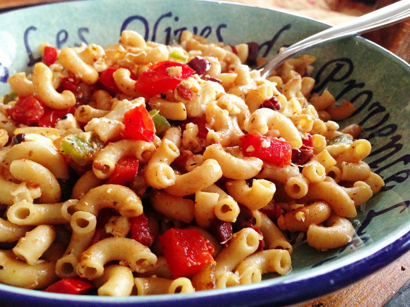 The Cozy Little Kitchen Easy Mediterranean Pantry Pasta Bowl