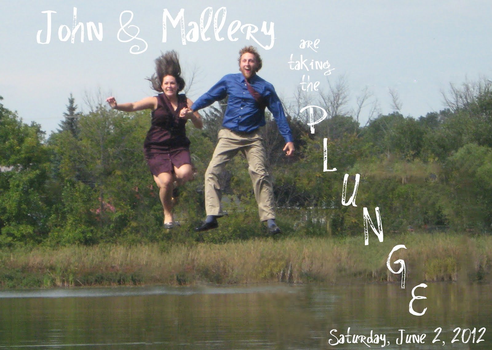 John & Mallery are taking the PLUNGE