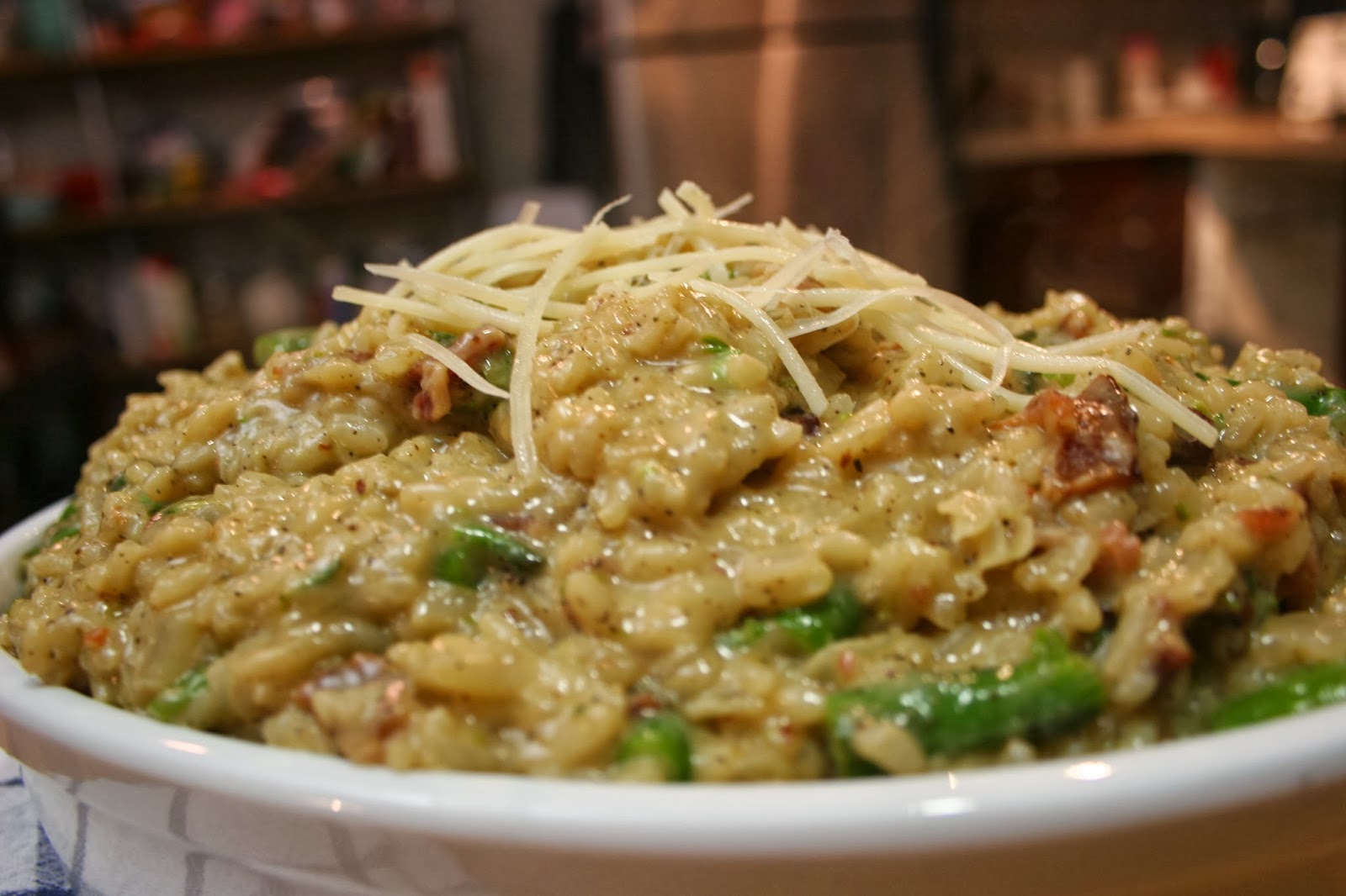 Just A Darling Life Bacon Asparagus Risotto