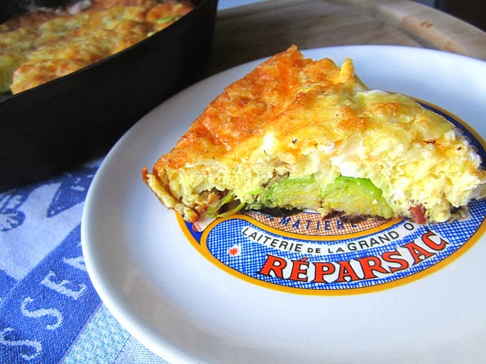 Winter Frittata Brussels Sprouts w/ Bacon & Gruyere