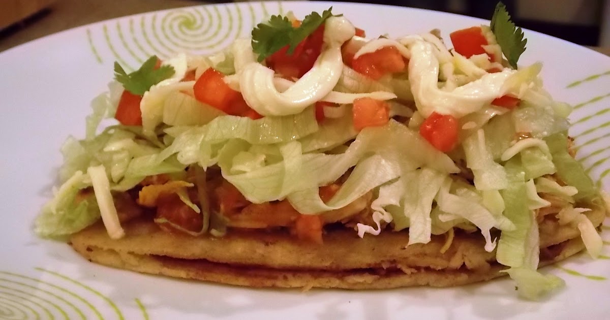 From Maria´s Kitchen Huaraches con Tinga de Pollo
