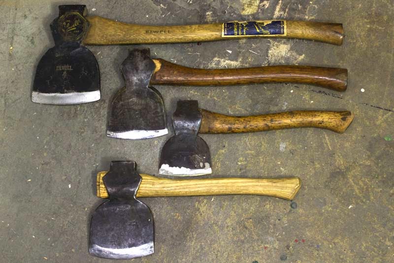 Axe handles, size is important. Sean Hellman
