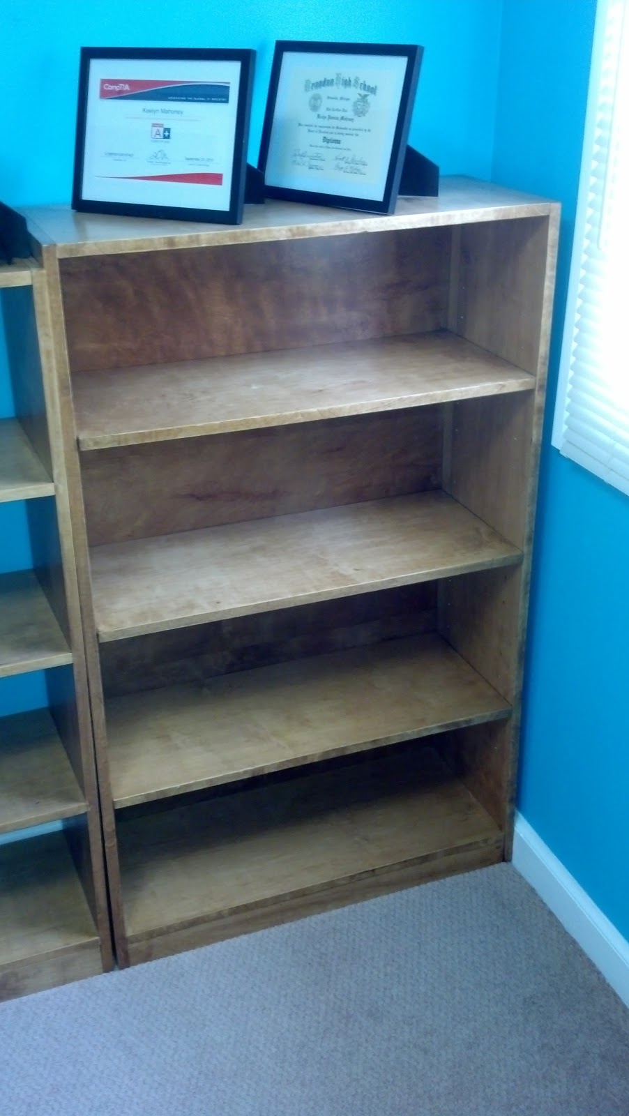Woodworking Bookcase/Nightstand combo.