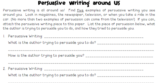 The Polka-dotted Teacher: Persuasive Writing Around Us