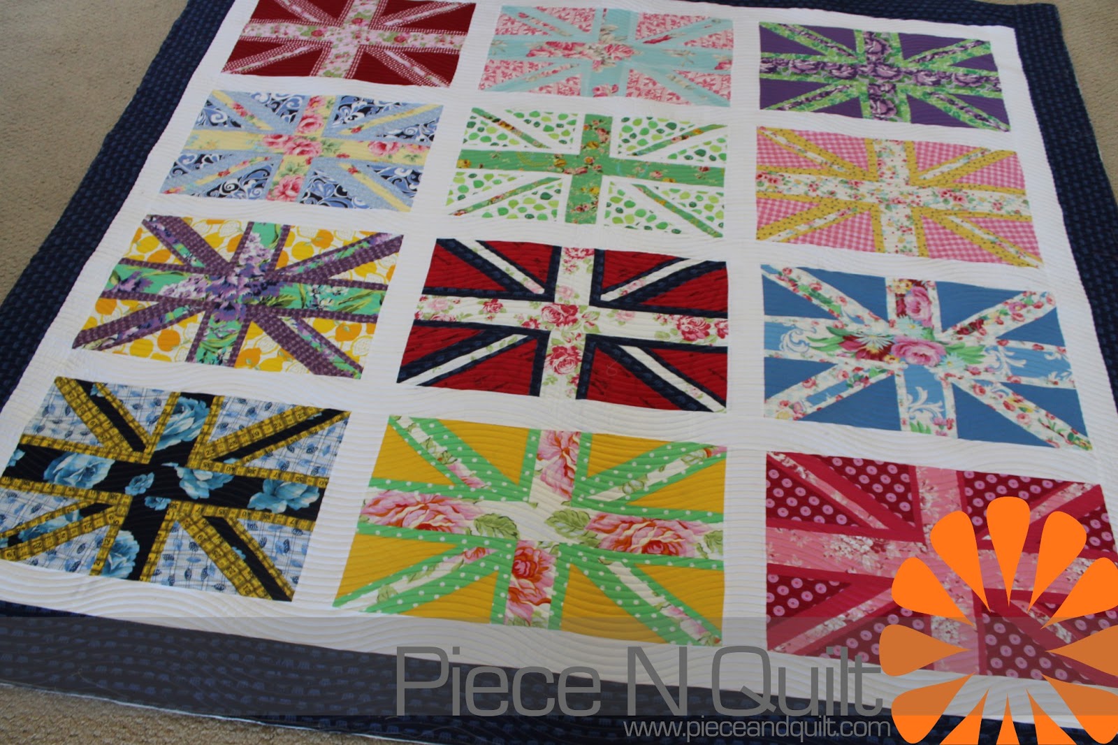 Piece N Quilt Union Jack Quilt