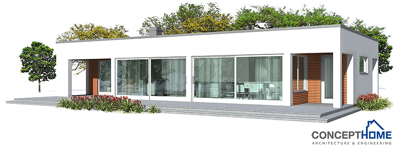 Contemporary House Plans: Small Contemporary House Plan