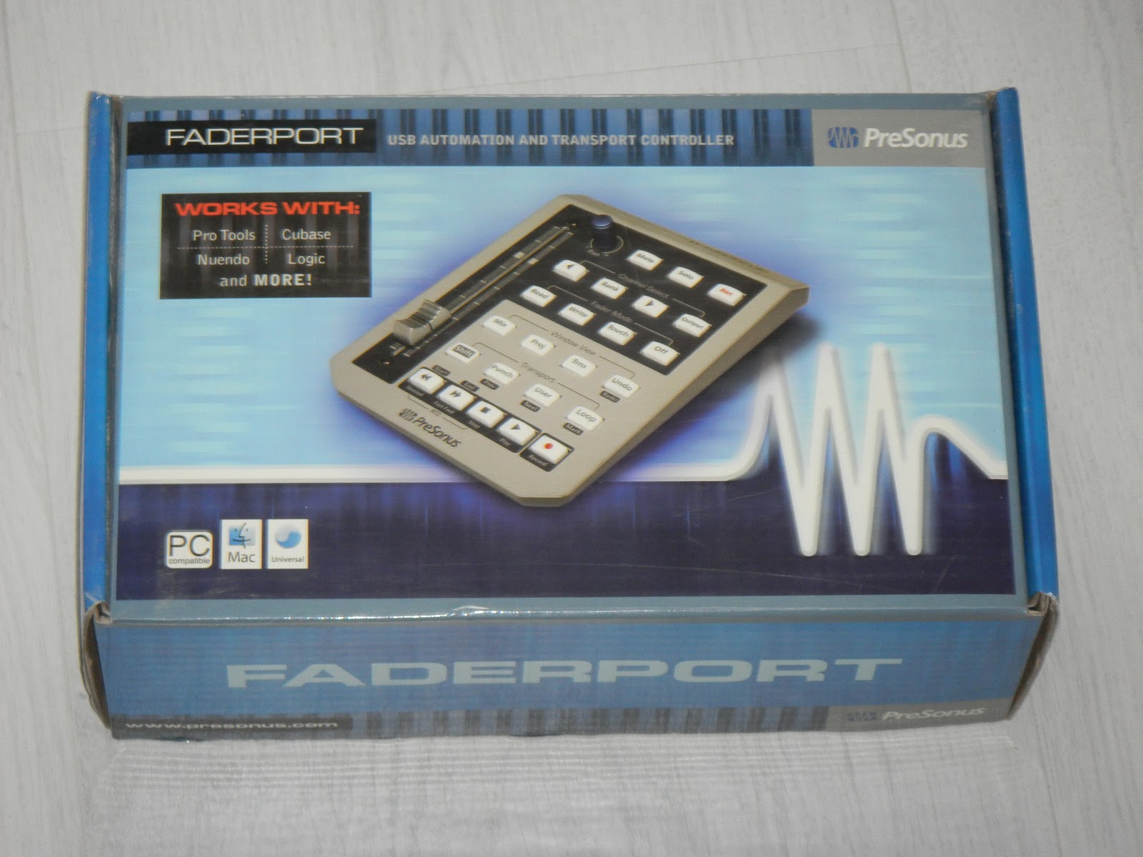 Infrequent Sound [sex.tex] technology: PreSonus FaderPort