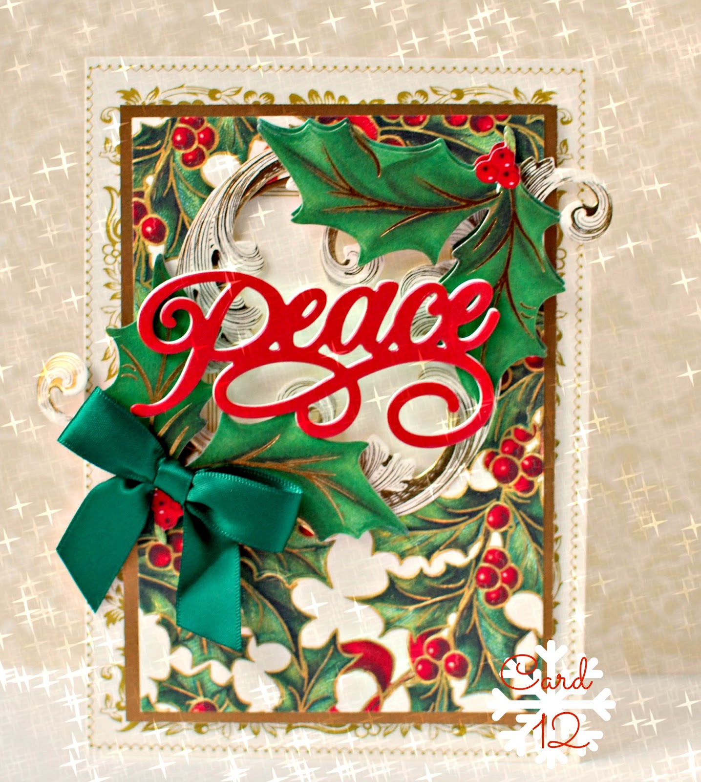 Crafty Creations with Shemaine 25 Days of Holiday Cards Day 12
