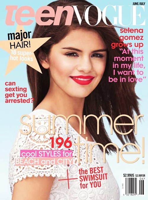 Selena Gomez Covers Teen Vogue Magazine | Media Crumbs