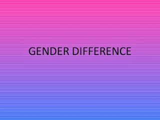 Gender and Emotion