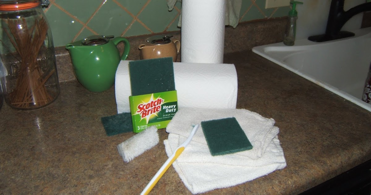 The Cleaning Lady Talks Dirty Brushes, Scrubbers, Rags vs. Paper Towels