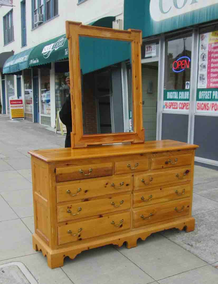 UHURU FURNITURE & COLLECTIBLES SOLD Knotty Pine Thomasville Dresser