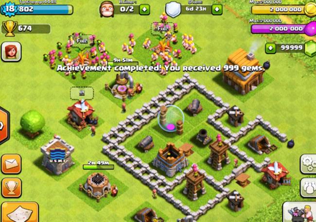 hack of clash of clans unlimited gems