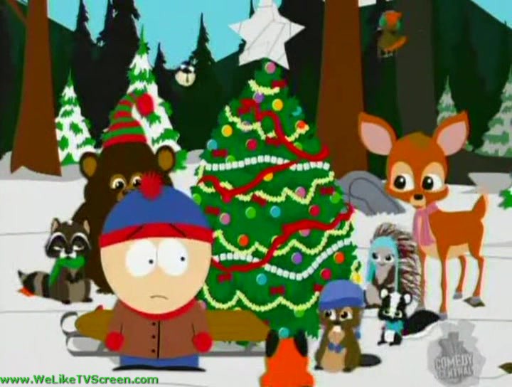 We Like Tv Screen South Park 08x14 Woodland Critter Christmas