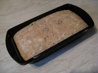 homemade bread dough rising