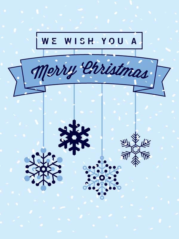 West end girl: CHRISTMAS CARD