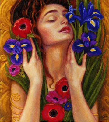 Cuadro de Irina V.Karkaby Cuadro de Irina V.Karkaby, Mónica López Bordón, poesía, Editorial Playa de Ákaba