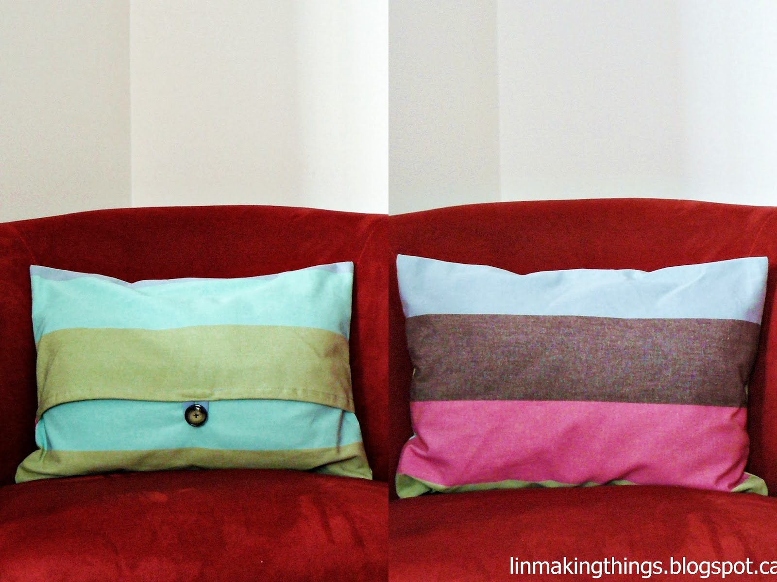 Lin Making Things Tea towel pillow case