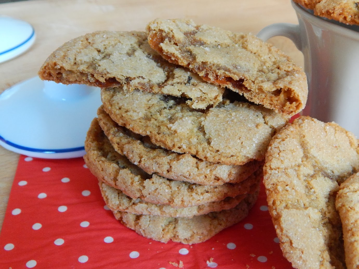Dessertlandia Caramel filled toffee cookies