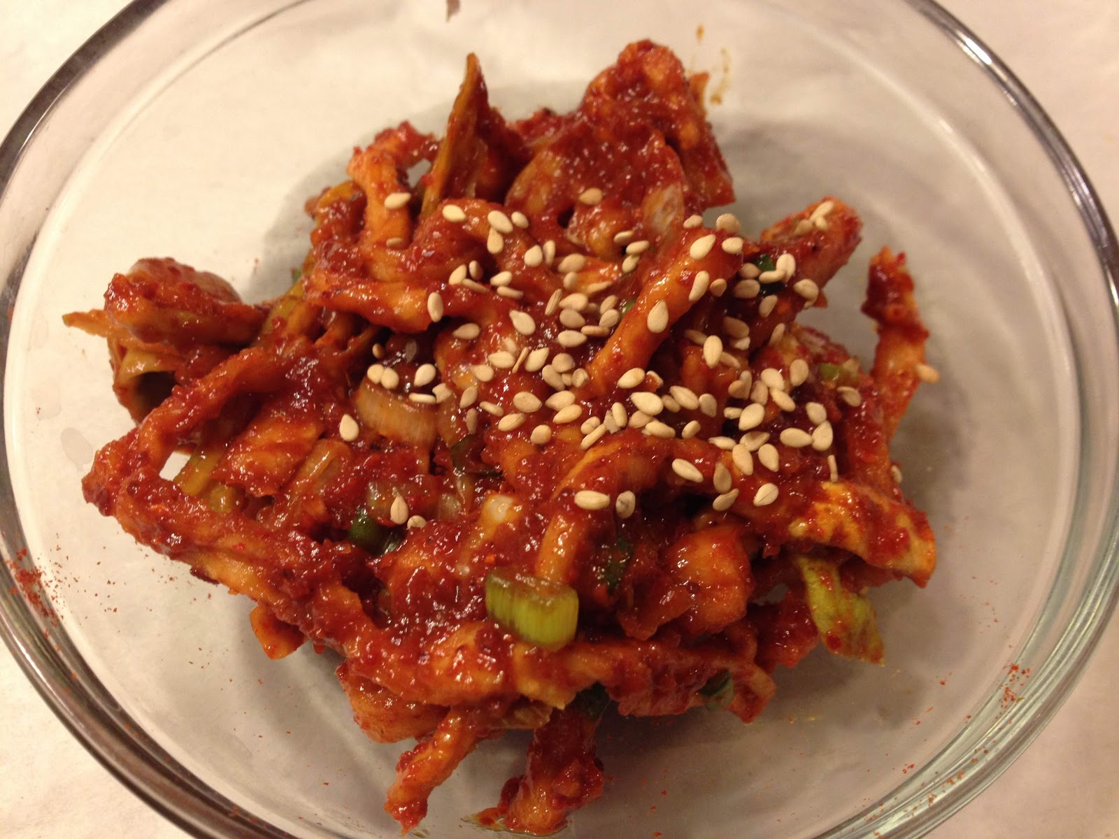 Dried Radish Side Dish (무말랭이)