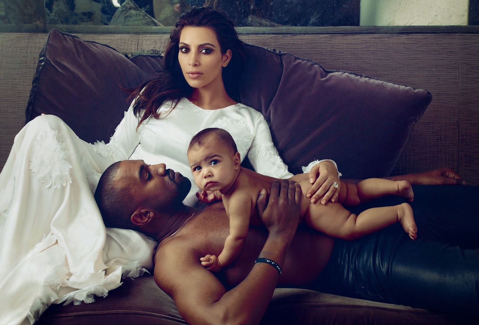 Kim Kardashian and Kanye West Cover Vogue's April 2014 Issue