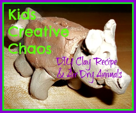 How to Make Clay: Air Dry Clay and Homemade Clay Recipe Home School Art Project