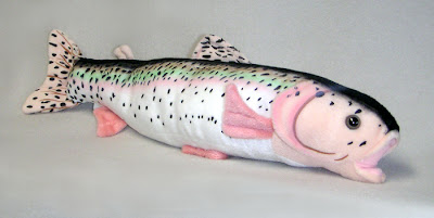 rainbow trout stuffed animal