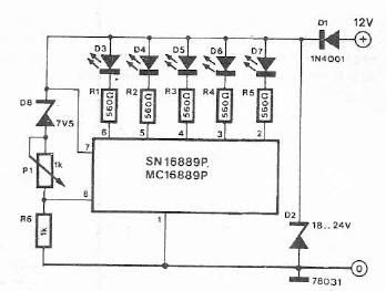 SN16889 Battery Voltage Indicator