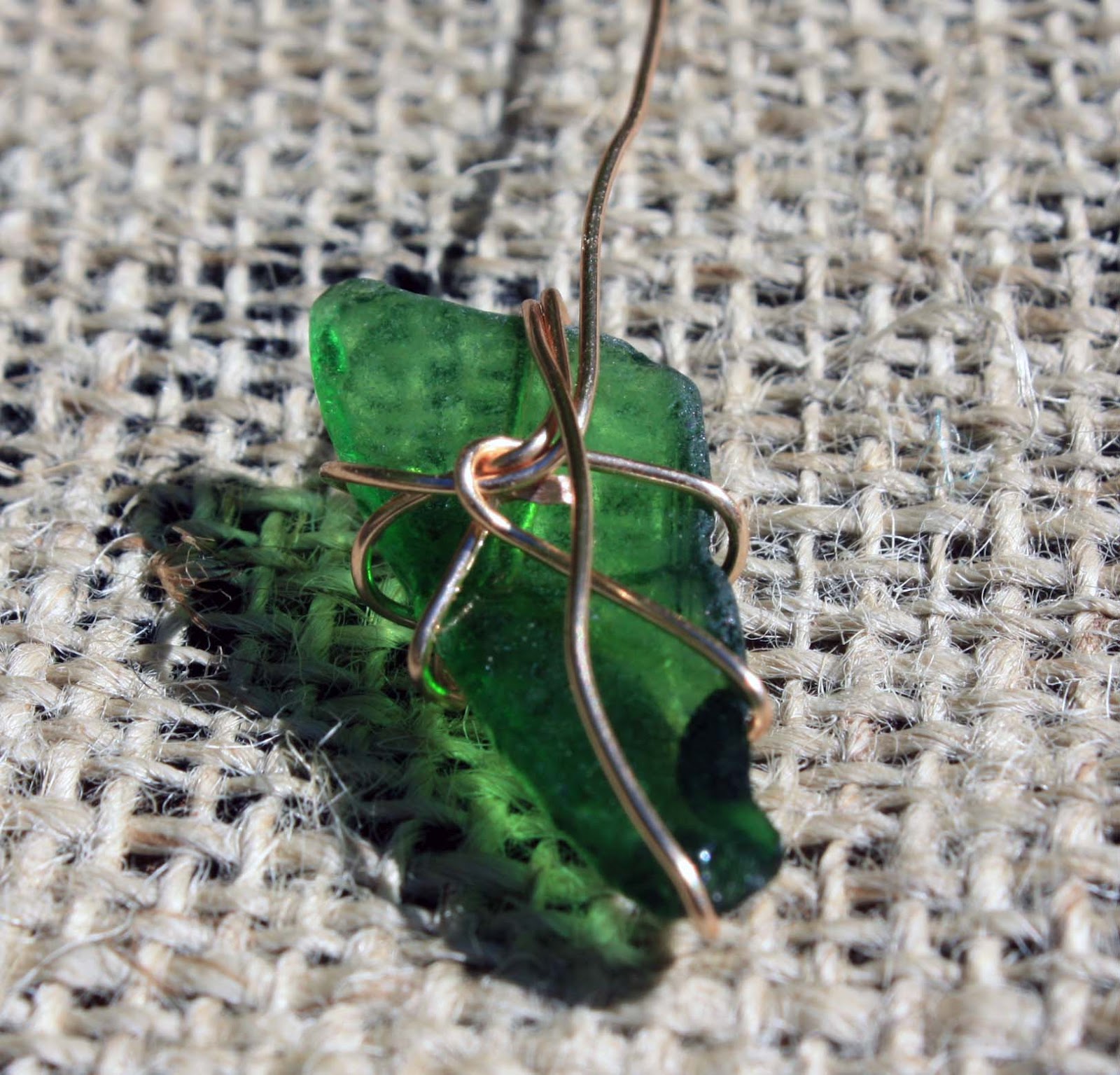 Visibly Moved Sea Glass Wall Hanging