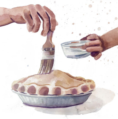 Pie Illustration by Jessica Lynn Bonin from A Commonplace Book of Pie