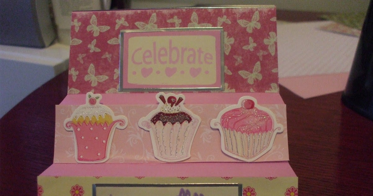 The CraftingPiggy: A birthday card for my Grandma