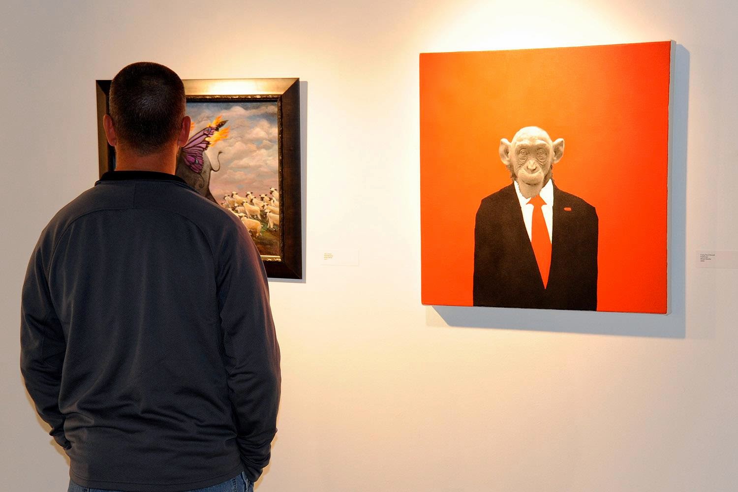 Politician painting by Craig Paul Nowak