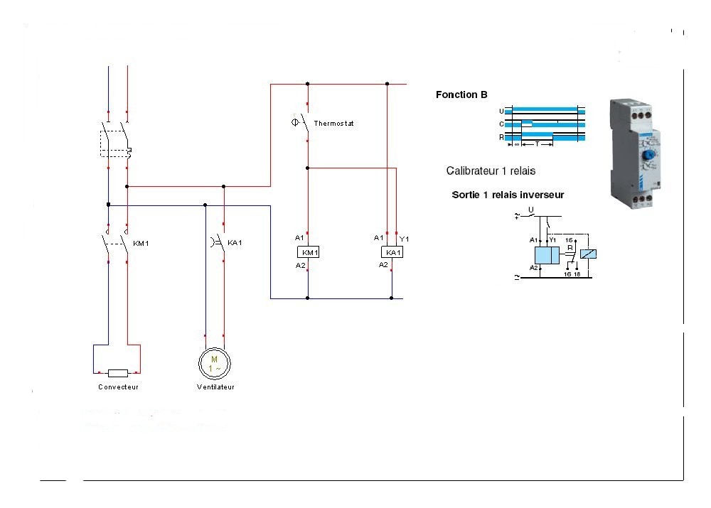 Sch U00e9ma De Commande D U2019un Convecteur Et D U2019un Ventilateur