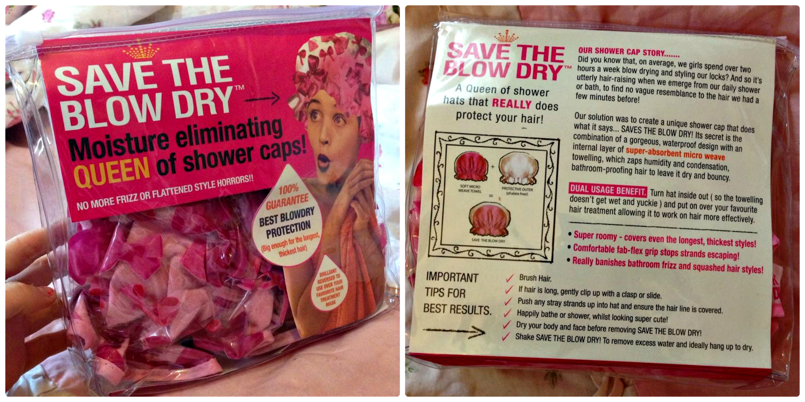 Save the Blowdry Shower Cap // Review Stitches of Style