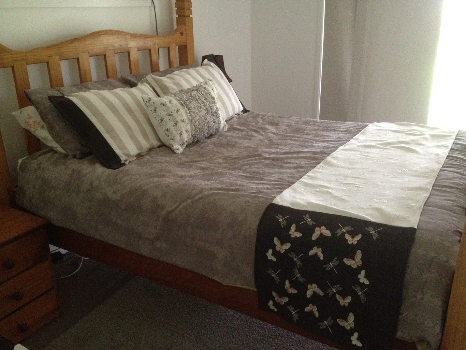 Deb's Daily Journal Bed runner