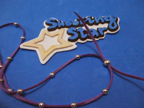 Pulsera/collar de antelina 2 en 1