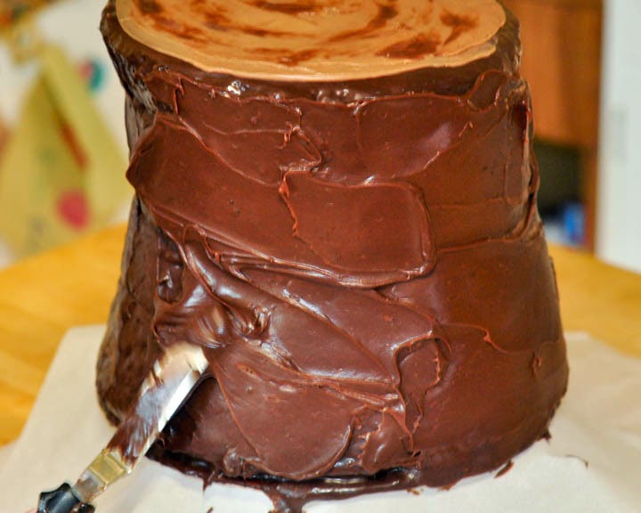 Beki Cook's Cake Blog Tree Trunk or Tree Stump Cake